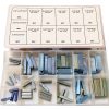 Pulley Keyway Key Cartener 60pc Square Stock Chrome Zinc‑Plated Steel-2