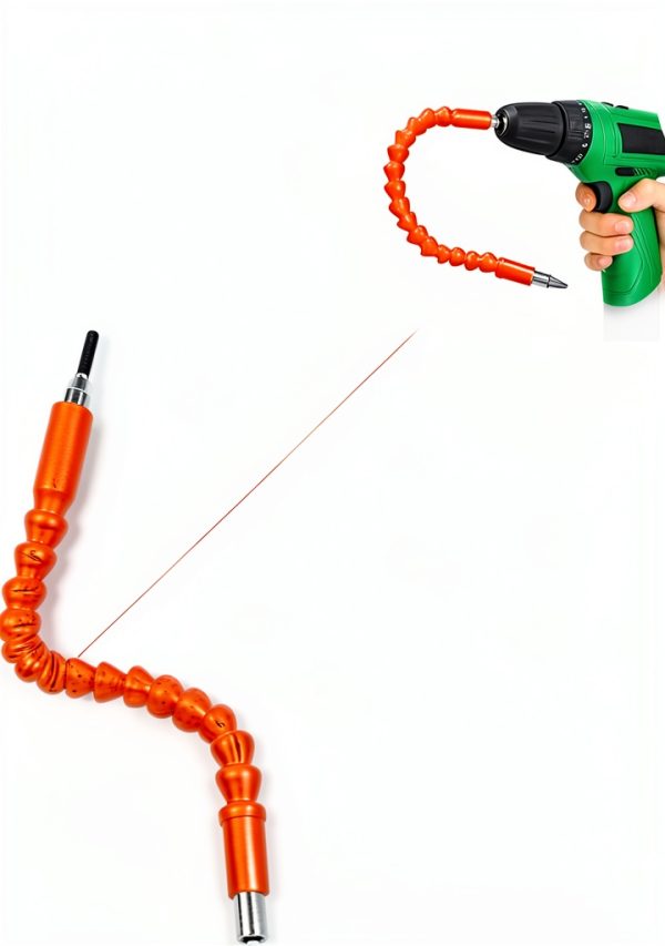 Electric Drill Universal Joint 300MM Orange Flexible Shaft Hand Drill-1