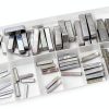 Pulley Keyway Key Cartener 60pc Square Stock Chrome Zinc‑Plated Steel-0