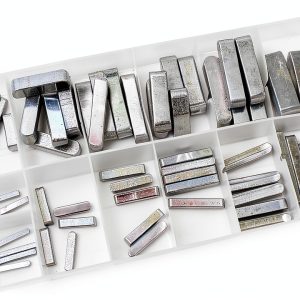 Pulley Keyway Key Cartener 60pc Square Stock Chrome Zinc‑Plated Steel-0