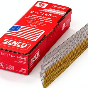 Senco DA25EPB 15 Gauge by 2-1/2 inch Length Bright Basic Finish Nail (3,000 per box)-0